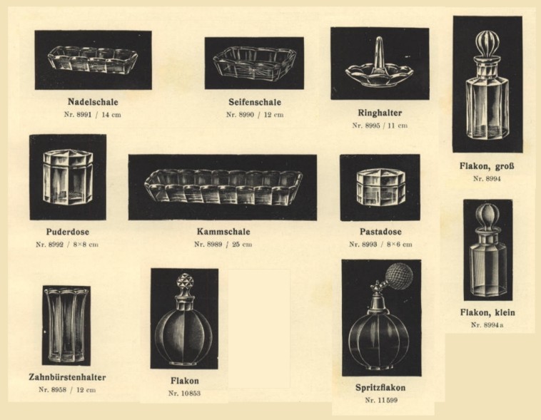 VLG Bergcristal pattern 1935 catalogue