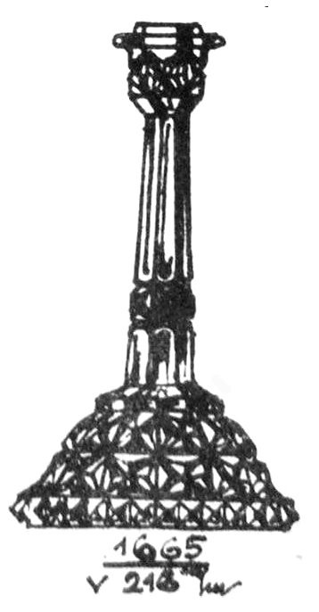 Libochovice 1665 candlestick