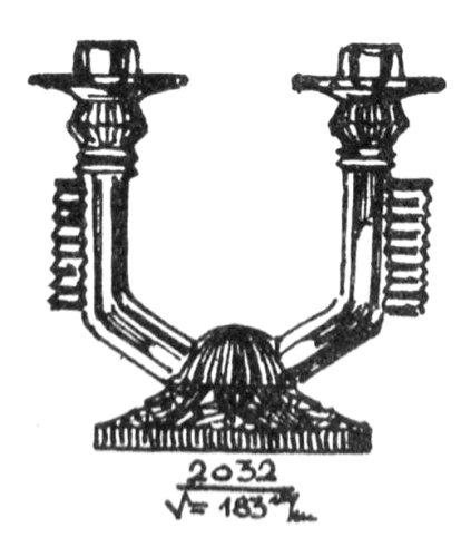 Libochovice 2032 candlestick