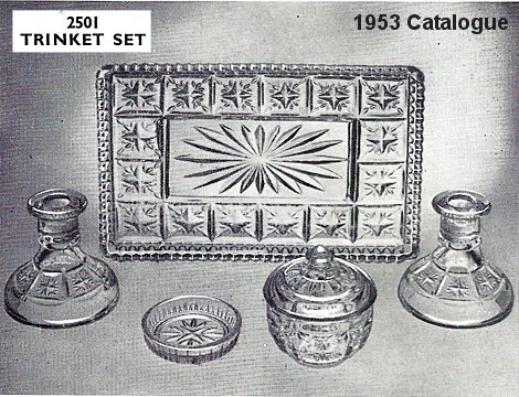 Sowerby 2501 set from 1953 catalogue