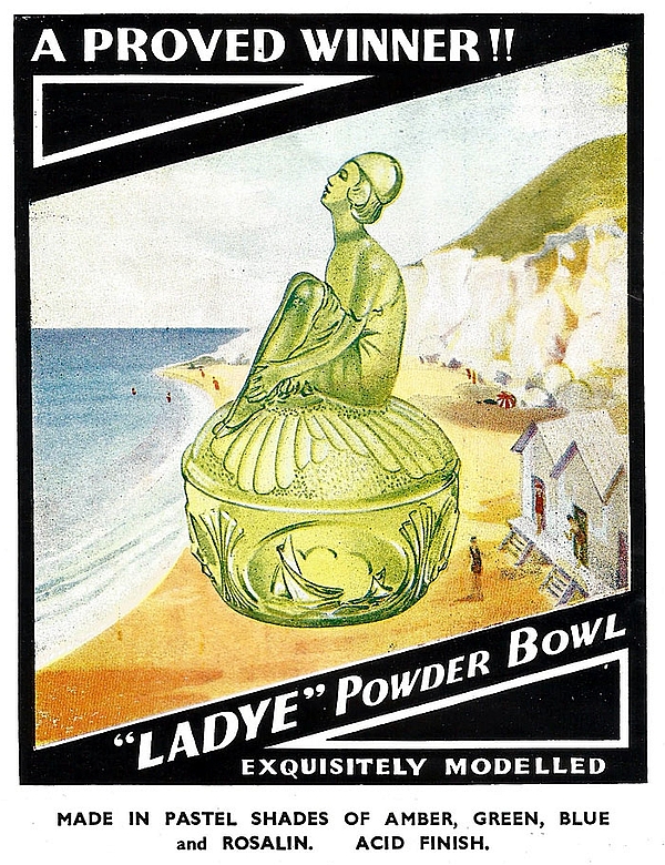 Sowerby Ladye pot in the 1936 catalogue