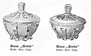 Walther Greta pots - both variants - 1934 catalogue